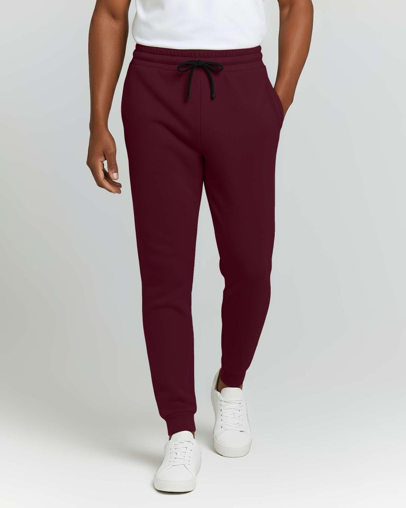 REALESSENTIALS Real Essentials 3 Pack: Men's Cotton Fleece Jogger Sweatpants - Athletic Pants Bottoms with Pockets, Set 4, L, - Image 2